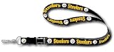 Pittsburgh Steelers Deluxe Breakaway Lanyard (Black)