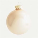 Club Pack Of 72 Pearl Champagne Glass Ball Christmas Ornaments 2.75 #27753C