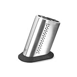 Global 11 Slot Stainless Steel Knife Block w/Dots