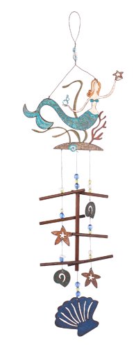 Sunset Vista Designs Great Outdoor Land and Sea Collection Wind Chime - Mermaid Sunset Vista Designs Great Outdoor Land and Sea Collection Wind Chime - Mermaid