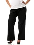 Motherhood Maternity: Plus Size Secret Fit Belly(tm) Twill Maternity Pants