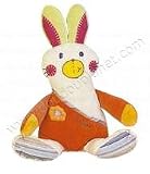 Takinou Large Patchwork Rabbit Rattle