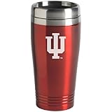 Indiana University - 16-ounce Travel Mug Tumbler - Red