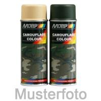 Lack MOTIP Camouflage Gelb/Olive