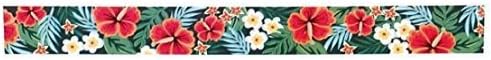Chic CROCO Glossy Printed Sticker Roll, Hawaii Flower