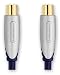 Electronics : Bandridge Premium SVL8701 - Coax Male To Coax Female Video Lead - 1.0 Meter