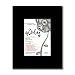 EARLIES Morning Wonder 10x8in Matted Music Print - Black
