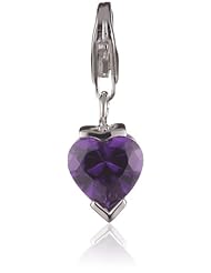 VINANI brand Germany 925 Sterling Silver Charm Pendant Amethyst purple Heart HHLI