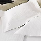 IMAGE OF Clearance Peacock Alley Alyssa Matelasse Twin Tailored Bed Skirt in White OV573O