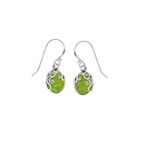 Boma Sterling Silver Green Turquoise and Star Earrings