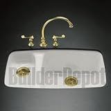 KOHLER K-5924-5U-0 Lakefield Undercounter Sink with Installation Kit, White