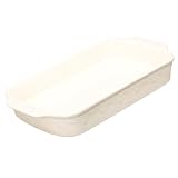 Signature Housewares Sorrento 9-Inch by 13-Inch Stoneware Baking Dish, Ivory