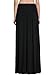 KIRA Women's High Waist Shirring Maxi Skirt with Pockets
