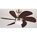 Westinghouse 78248 Turbo Swirl Single-Light 30-Inch Six-Blade Ceiling Fan, Antique Brass with Frosted Globe