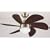 Westinghouse 78248 Turbo Swirl Single-Light 30-Inch Six-Blade Ceiling Fan, Antique Brass with Frosted Globe