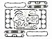 Mr. Gasket 5999 Engine Full Gasket Set - Ultra Seal; Performance Overhaul Gasket Kit;