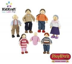 See image Doll Family of 7 Caucasian