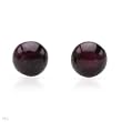 Stud Earrings With 1.50ctw Genuine Rhodolite Garnets Made of 14K Yellow Gold Stud Earrings With 1.50ctw Genuine Rhodolite Garnets Made of 14K Yellow Gold