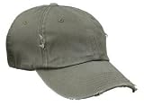 NEW District Threads - Distressed Cap Light Olive-OSFA