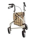 Rollator Winnie Lite Supreme Wheel Aluminum Rolling Walker Tan Plain