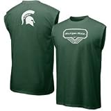 Nike Michigan State Spartans Green Basketball Sleeveless T-shirt