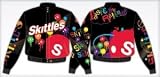 Skittles Taste The Rainbow Kids 2009 Black Twill Jacket