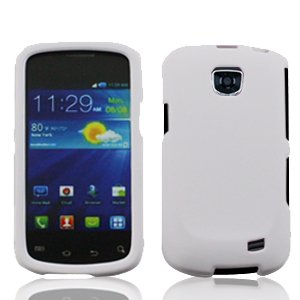 Samsung Faceplate Hard Phone Case Cover for Straight Talk Samsung Galaxy Proclaim 720C SCH-S720C - White