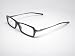 YVES SAINT LAURENT FRAMES AUTHENTIC DESIGNER FASHION PRESCRIPTION EYEGLASSES UNISEX BLACK|PALLADIUM FRAME |DEMO LENS YSL6044 MY8
