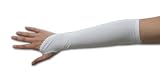 Fingerless Glove with Daisy Trim in White or Ivory