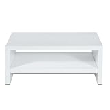 Levv - TV900WHG - Meuble TV pour &eacute;crans jusqu'&agrave; 42" - Blanc verni (Import Royaume Uni)