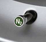 BMW Valve Stem Caps with Nitrogen (N2) Logo