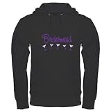 Purple M Martini Bridesmaid Bachelorette party Hoodie dark by CafePress