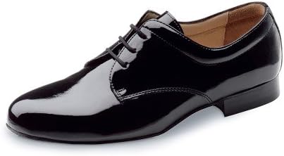 Werner Kern Mens 28012 Black Patent (Comfort Line)