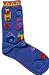 Laurel Burch Feline Festival Sole Mates Socks Blue