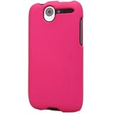 Hard Snap on PINK RUBBERIZED Cover Faceplate Sleeve Case for HTC DESIRE (CD ....