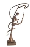 Ballerina with Twirling Ribbons Bronze Sculpture