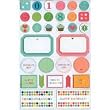 Bright Birthday Labels