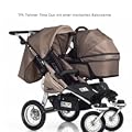 TFK Twinner Twist Duo Babywanne inkl. Adapter, schlamm