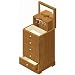 Infinity Instruments Tall Chest Wood Jewelry Box, Natural