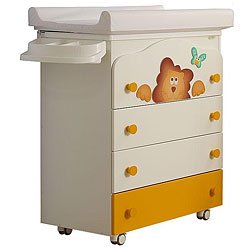 Lion 3-in-1 Nursery Dresser And Changing Table by Azur