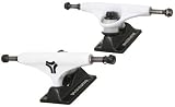 Destructo Mid (Set of 2) Skateboard Trucks - 5.0 Inch - White Hanger / Black Base