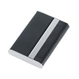 Giorgio Leather and Chrome Business Card Case/Holder