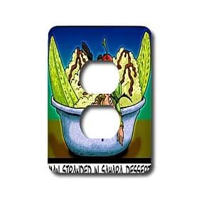 Londons Times Funny Society Cartoons - Saraha Dessert - Light Switch Covers - 2 plug outlet cover
