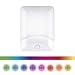 GE Color Changing LED Night Light, 8 Different Colors, Energy Efficient, Light Sensing, Ideal for Bedroom, Hallway, Stairs, Kitchen, Garage, Utility Room, Laundry Room, White Base, 34693