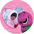 Custom Photo Plate - Barney Photo Plate - Customize Your Barney Plate With Your Favorite Photo