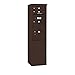 Salsbury Industries 3910S-03ZFP Front Loading Single Column Free Standing Horizontal Mailbox Bronze