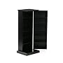 SEI Black Media Storage Pedestal, Black
