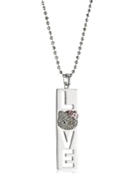 Hello Kitty Sterling-Silver Dangle Pendant Necklace