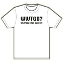 WWTGD? What Would Tim Gunn Do? T-Shirt (CHOICE OF WHITE OR BLACK T-SHIRT)