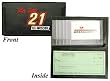 Ricky Rudd Embroidered Leather Checkbook Cover - NASCAR Sports Merchandise